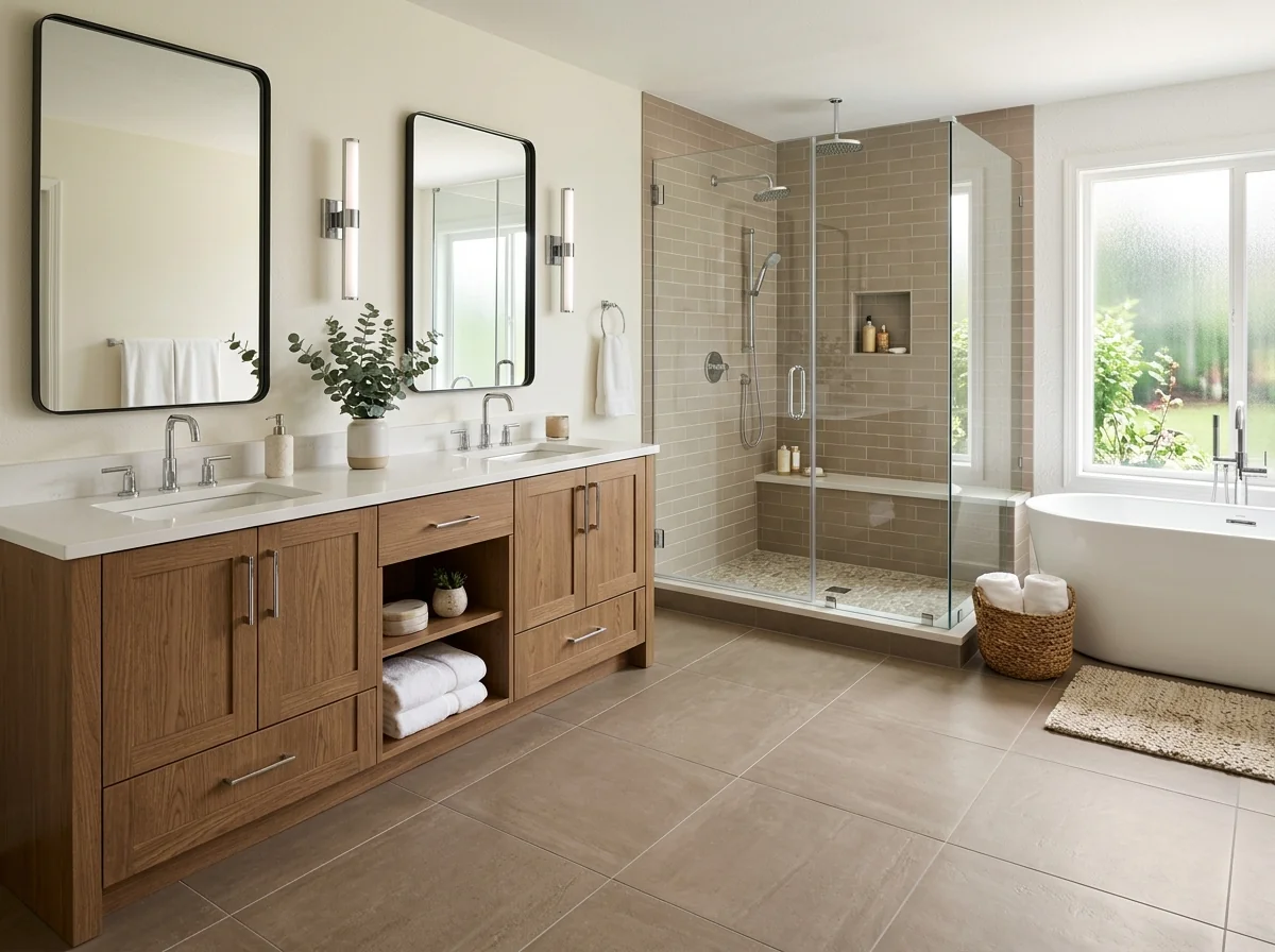 Master Bathroom Remodel in Conroe, TX by Bath and Shower Remodelers