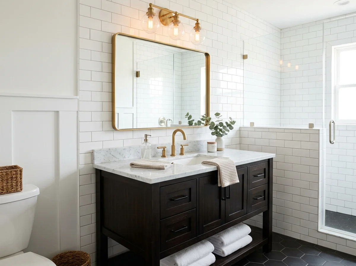 Partial Bathroom Remodel in Conroe, TX by Bath and Shower Remodelers