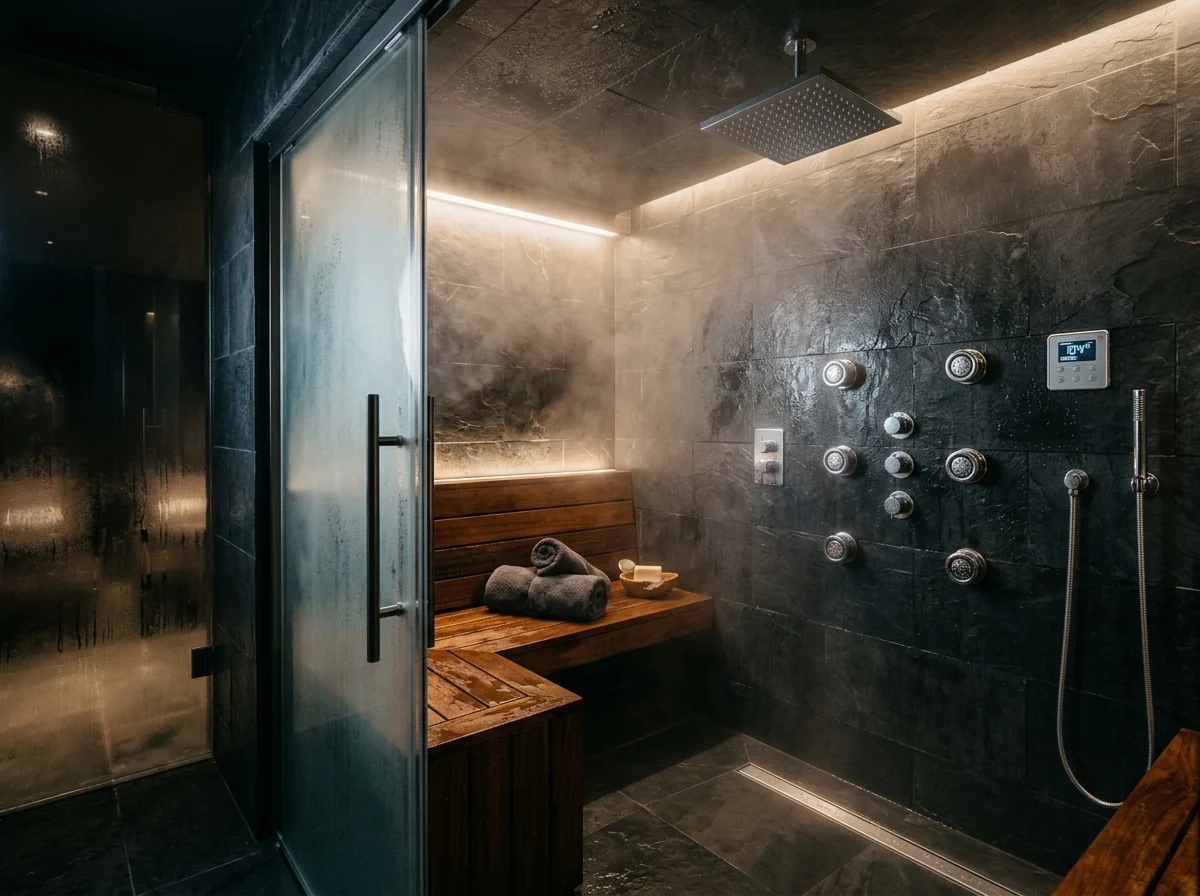 Steam Shower Installation in Conroe, TX by Bath and Shower Remodelers